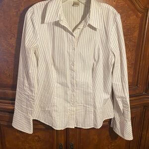 Striped Button-Up Shirt